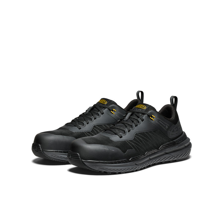 Men's Speedworks Work Sneaker (Carbon Toe) Black/Steel Grey - Image 2