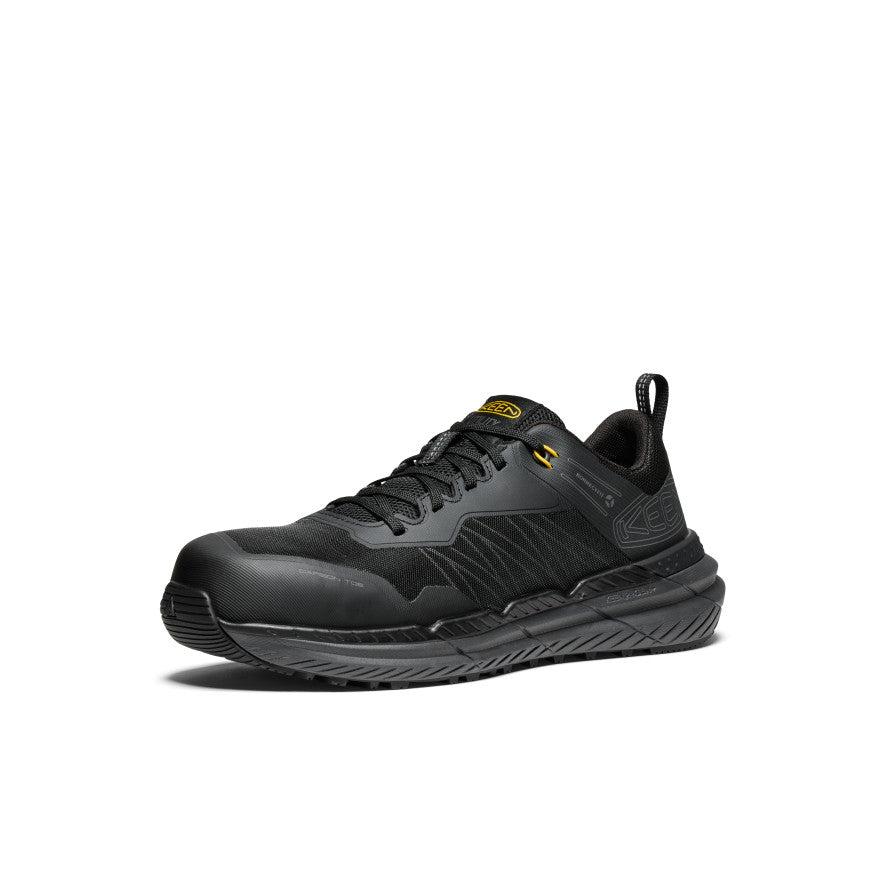 Men's Speedworks Work Sneaker (Carbon Toe) Black/Steel Grey - Image 3