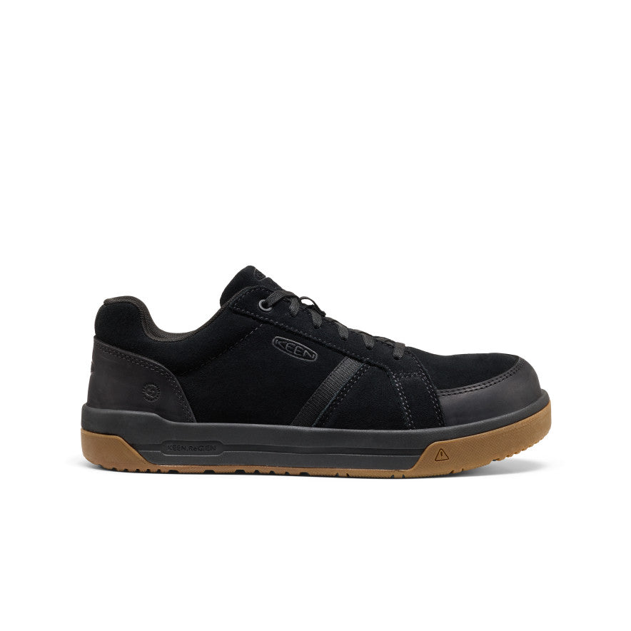 Men's Kenton+ ESD Work Shoe (Carbon Toe) Black/Gum
