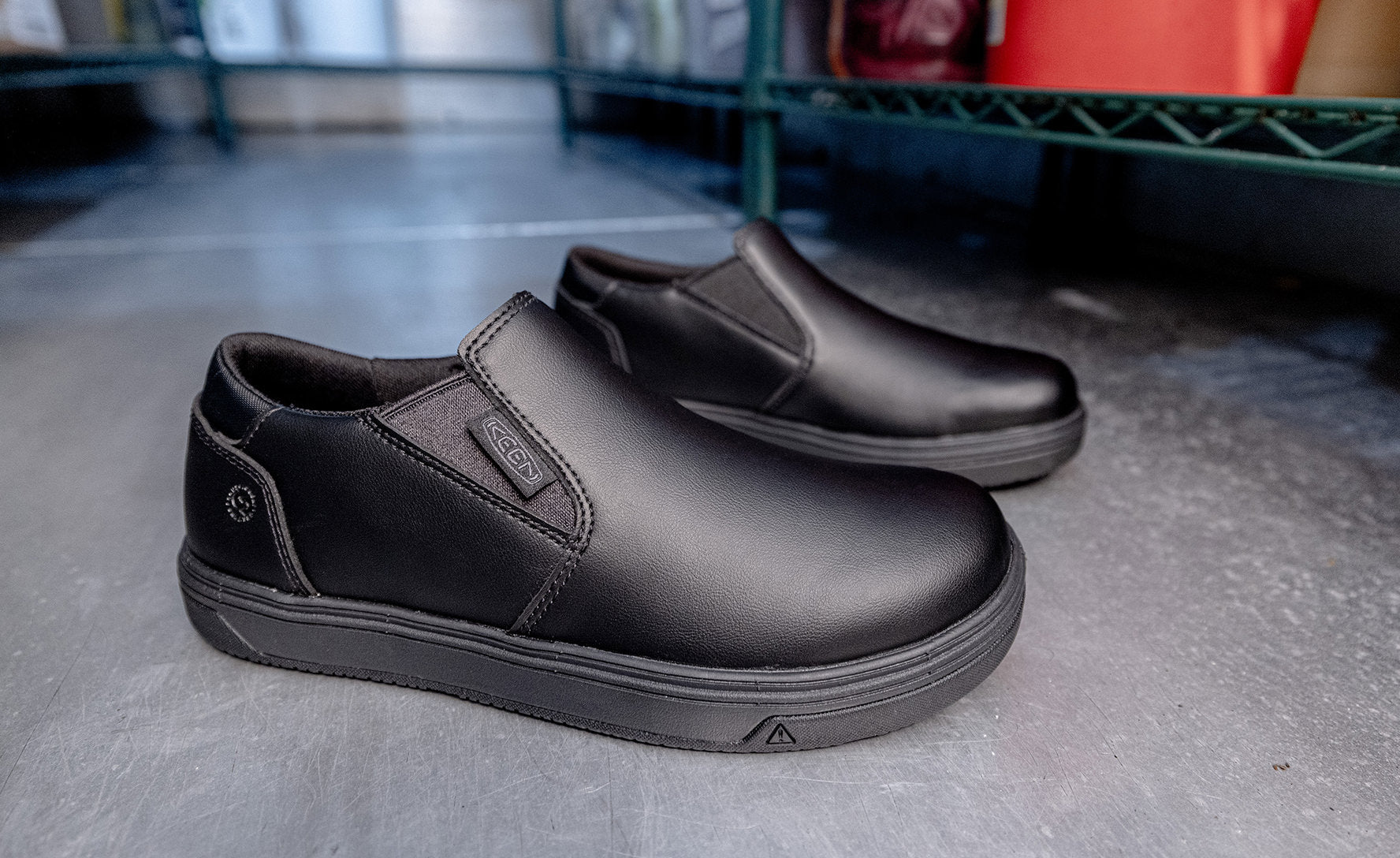 Men's Kenton Shift WTX Work Shoe (Soft Toe) Black/Black - Image 7
