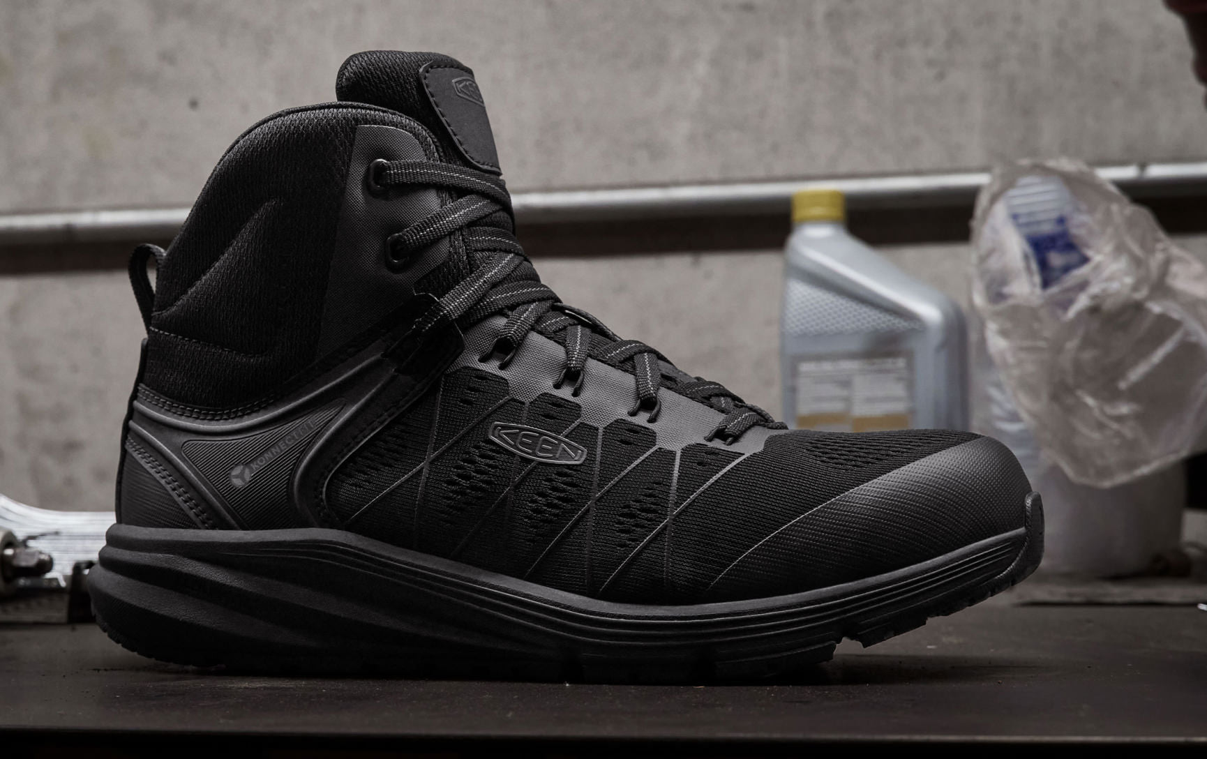 Men's Vista Energy Mid (Carbon Toe) Black/Raven - Image 6