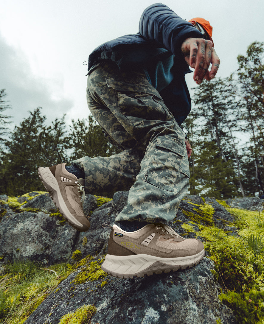 Men's Hightrail Vented Hiking Shoe Martini Olive/Black - Image 7