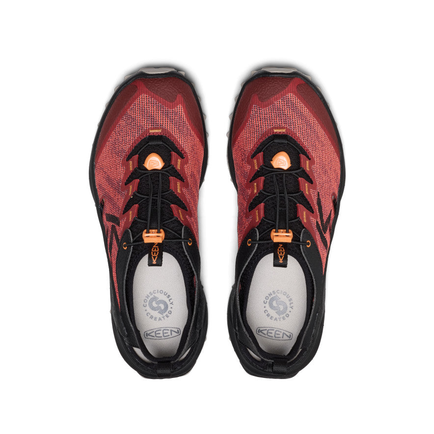 Men's Zionic ADV Open-Air Hiking Shoe Garnet/Orange Peel - Image 4
