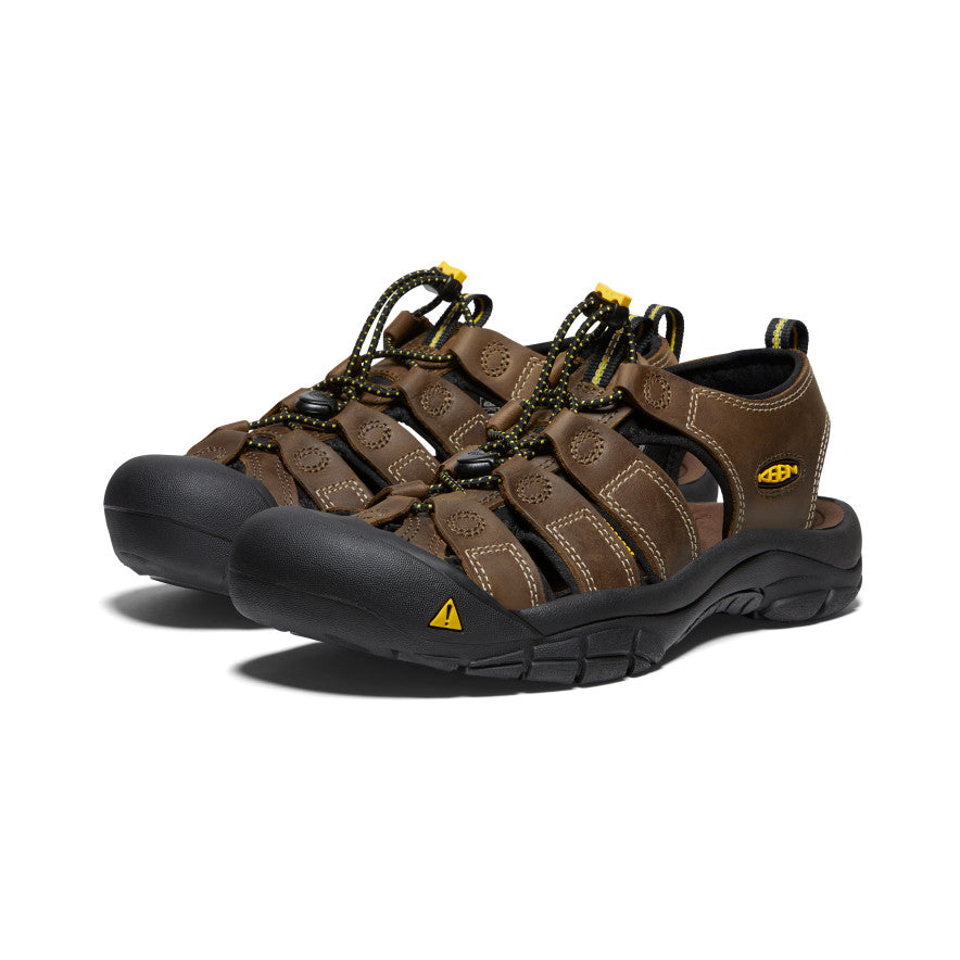 Men's Newport Leather Sandal Bison - Image 2