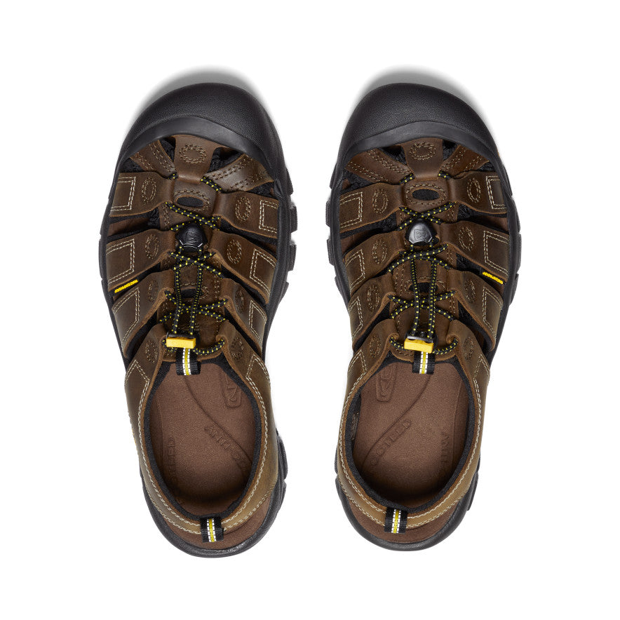 Men's Newport Leather Sandal Bison - Image 4