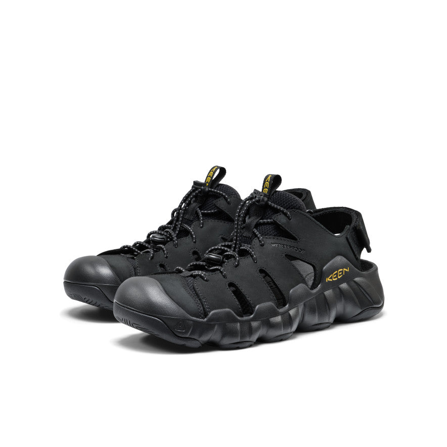 Men's Hyperport Fisherman Leather Sandal Black/Keen Yellow - Image 2