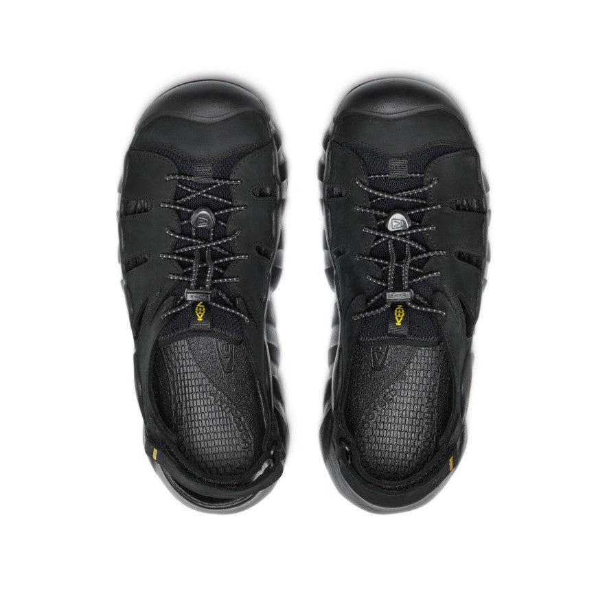 Men's Hyperport Fisherman Leather Sandal Black/Keen Yellow - Image 4