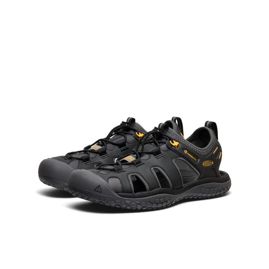 Men's SOLR Sandal Black/Gold - Image 2