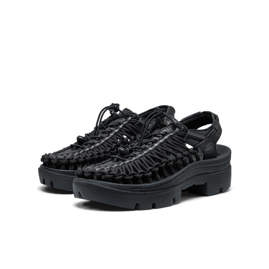 All Gender UNEEK PLT Sneaker Black Smooth Lea - Image 2