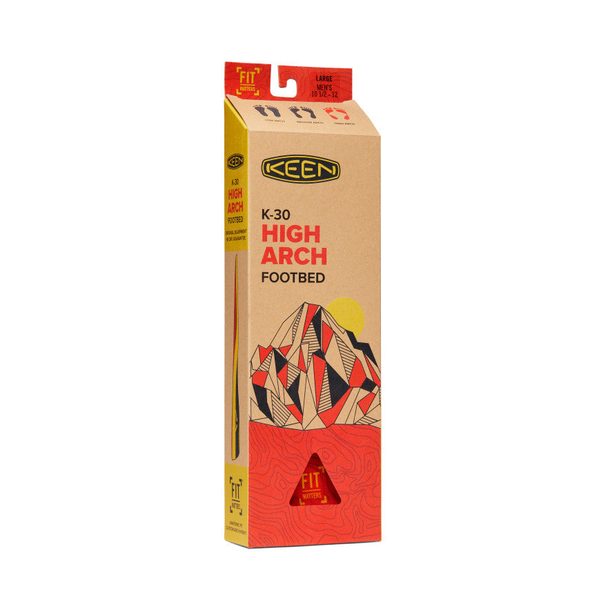 Men's Outdoor K-30 High Arch Insole Red - Image 5