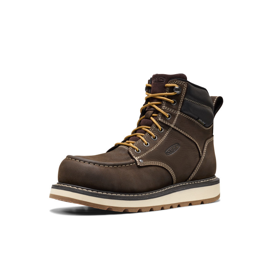 Men's Cincinnati 6" Waterproof Boot (Carbon Toe) Dark Chocolate/Sandshell - Image 3