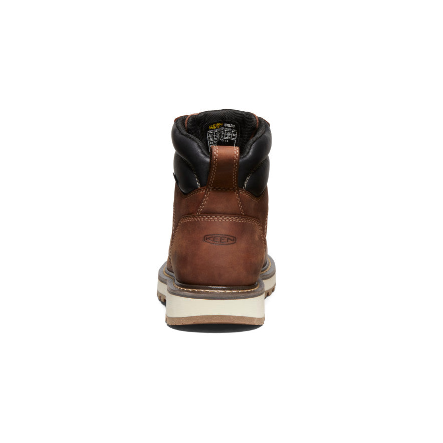 Men's Cincinnati 6" Waterproof 90?? Heel Boot (Carbon Toe) Tuscan Red/Sandshell - Image 5