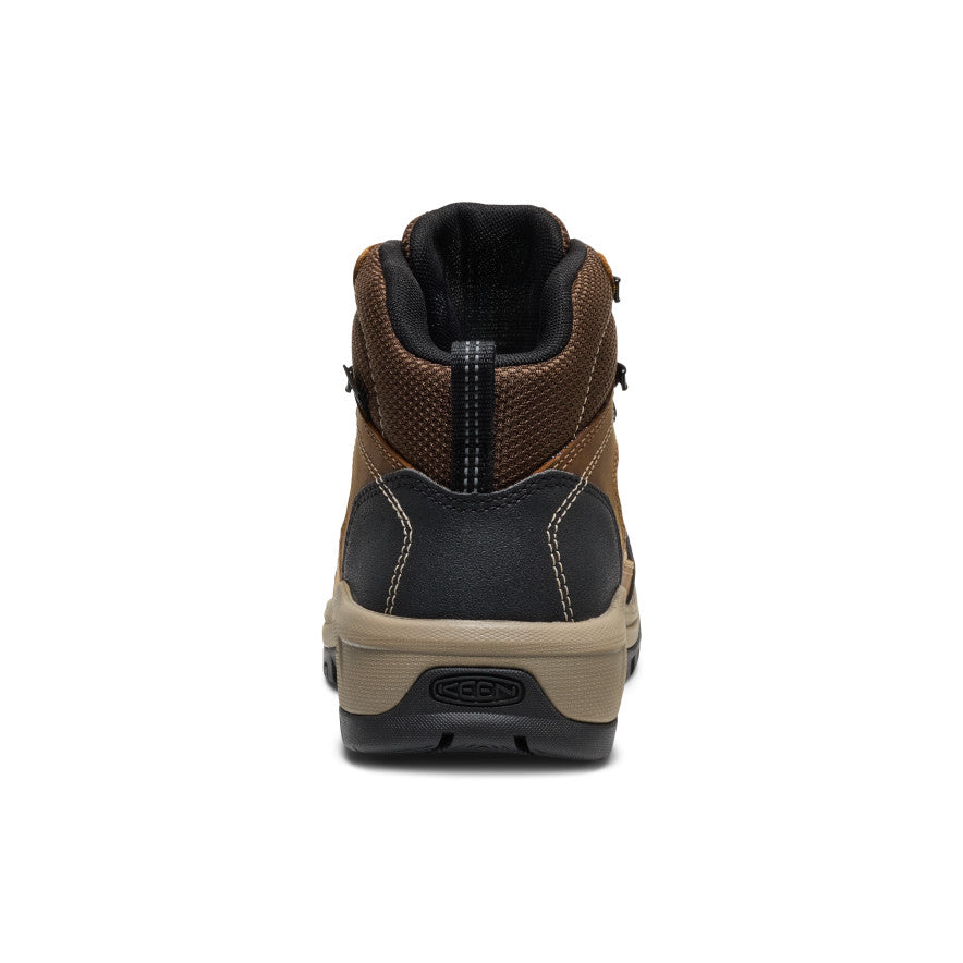 Women's Skokie Waterproof Work Boot (Soft Toe) Bison/Black - Image 5
