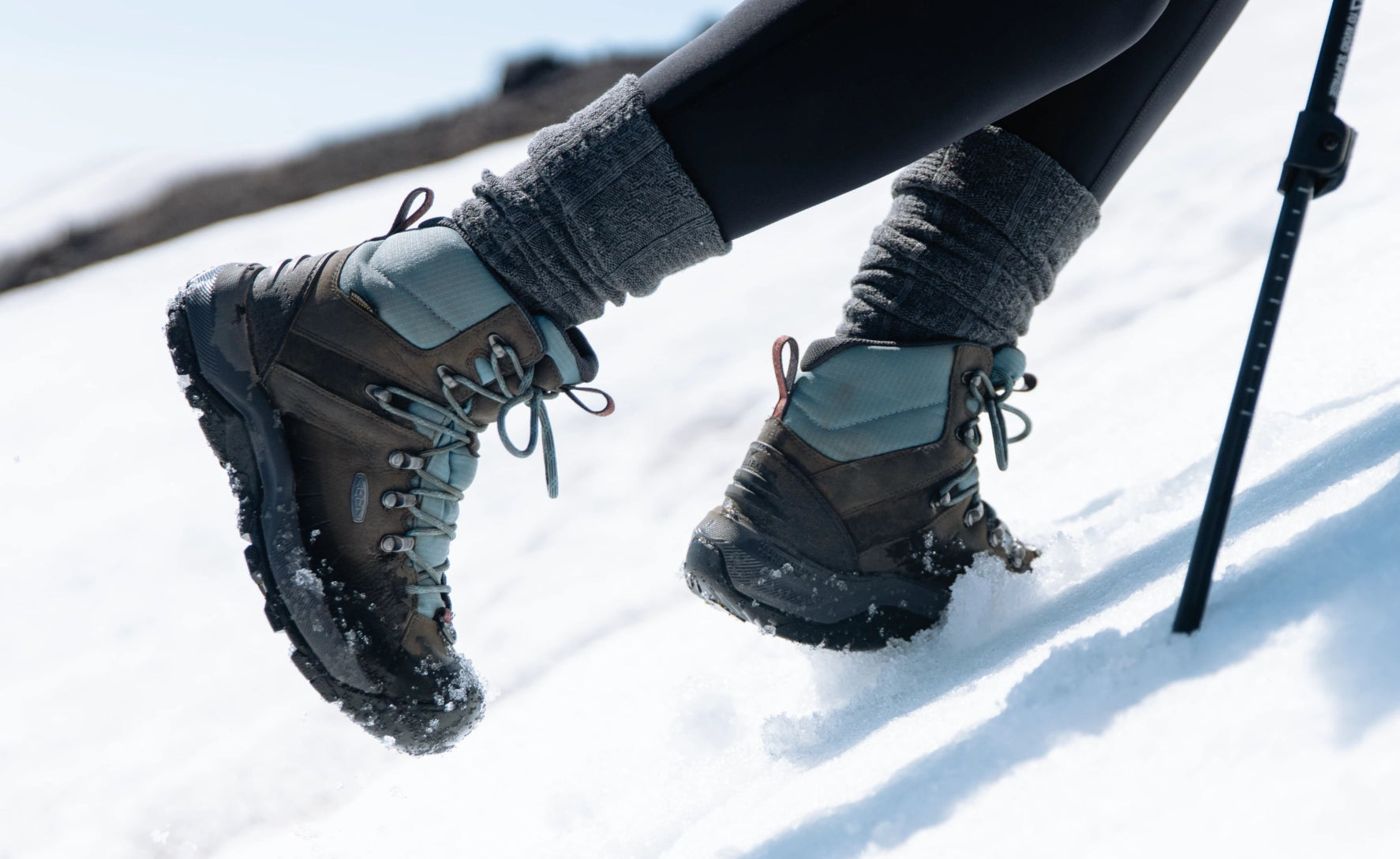 Women's Revel IV Polar Waterproof Boot Black/Harbor Gray - Image 6
