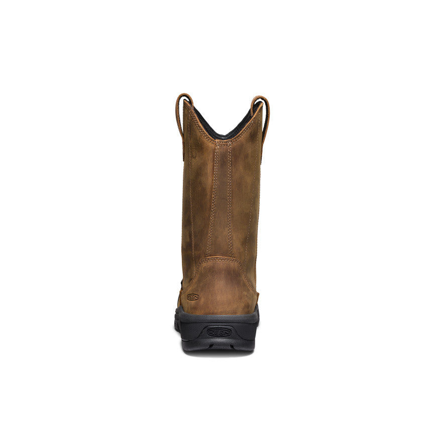 Women's Evanston Pull-On Waterproof Boot (Carbon Toe) Bison/Black - Image 5