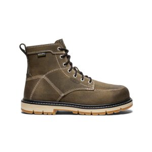 Women's San Jose 6" Waterproof 90?? Heel Boot (Aluminum Toe) Steel Grey/Gum