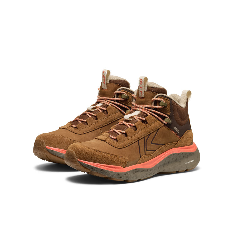 Women's Leiki Waterproof Leather Hiking Boot Chipmunk/Bison - Image 2