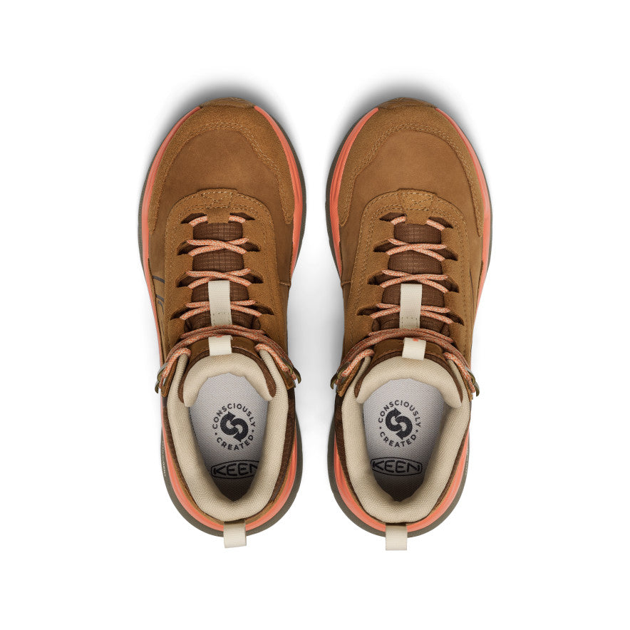 Women's Leiki Waterproof Leather Hiking Boot Chipmunk/Bison - Image 4