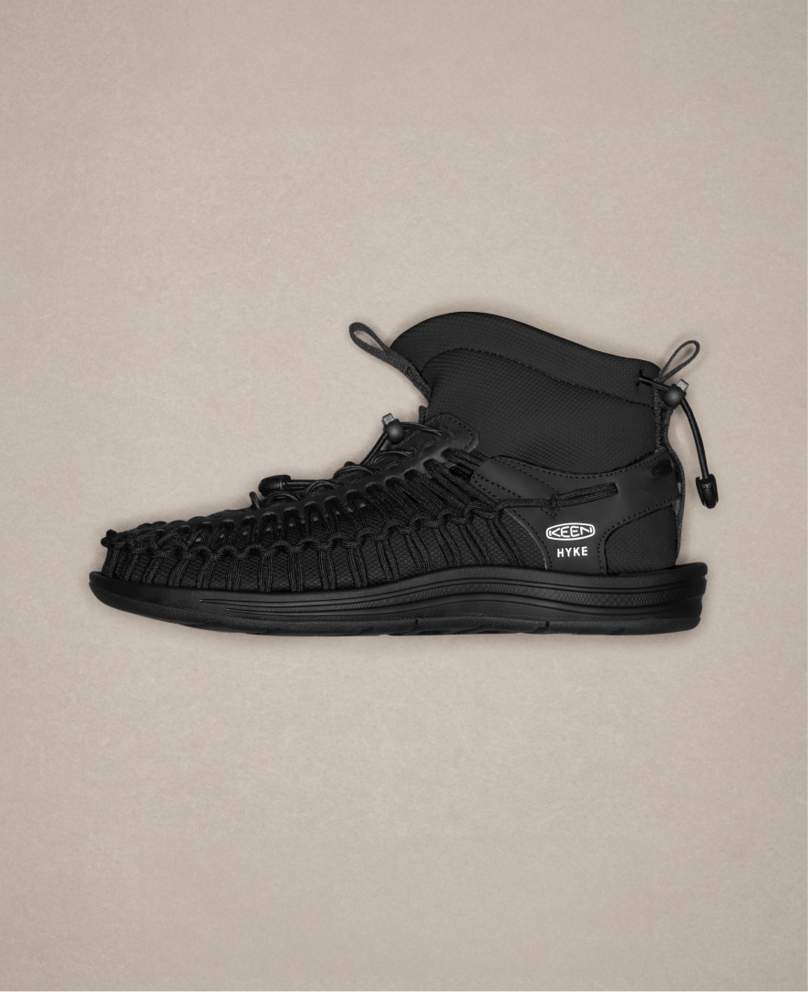 Women's UNEEK High Top x HYKE HYKE Black - Image 8