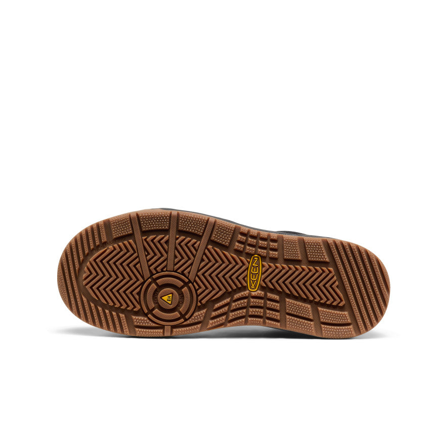 Women's Kenton Work Shoe (Carbon Toe) Black/Gum - Image 6