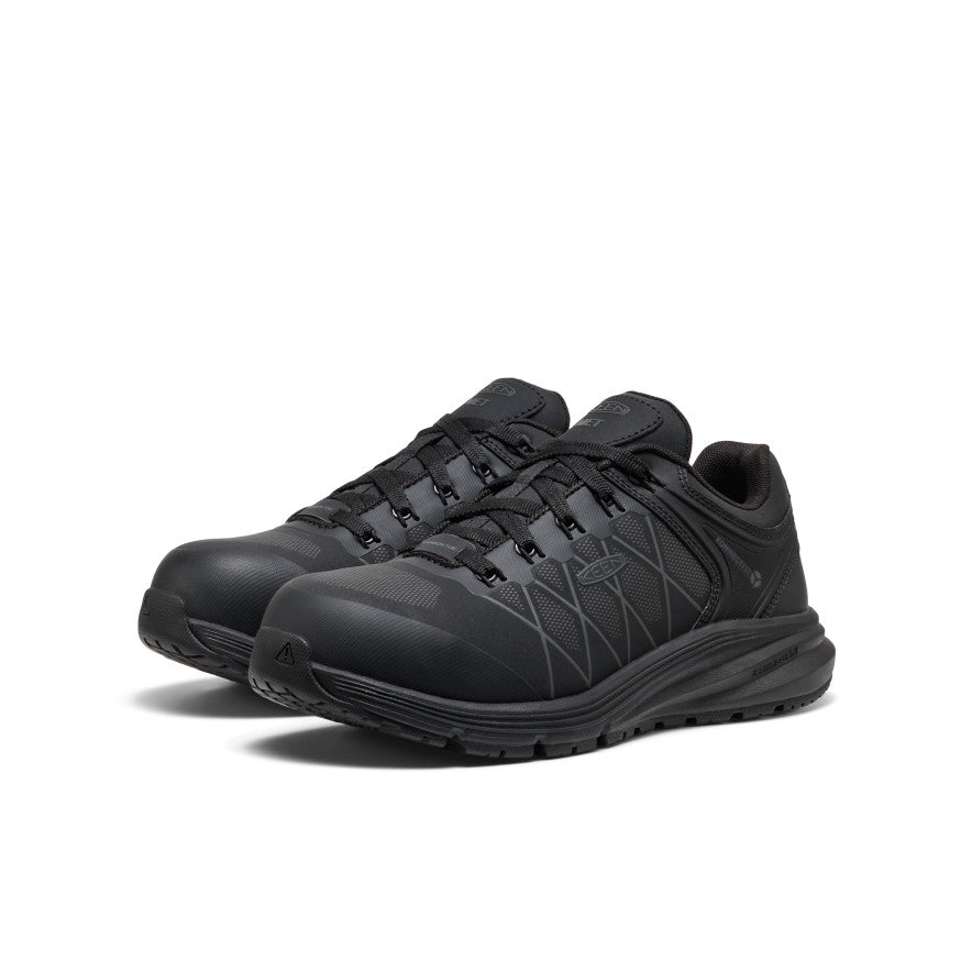 Women's Vista Energy XT Work Sneaker INT MET (Carbon Toe) Black/Magnet - Image 2