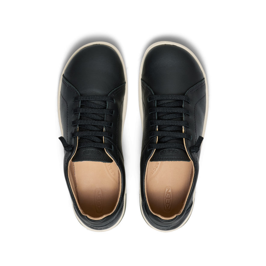 Women's KNX Leather Sneaker Black/Star White - Image 4