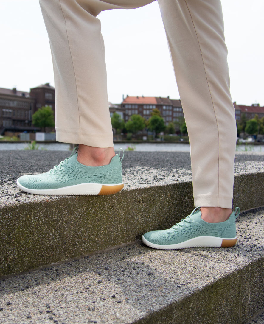 Women's KNX Knit Sneaker Granite Green/Lichen - Image 8