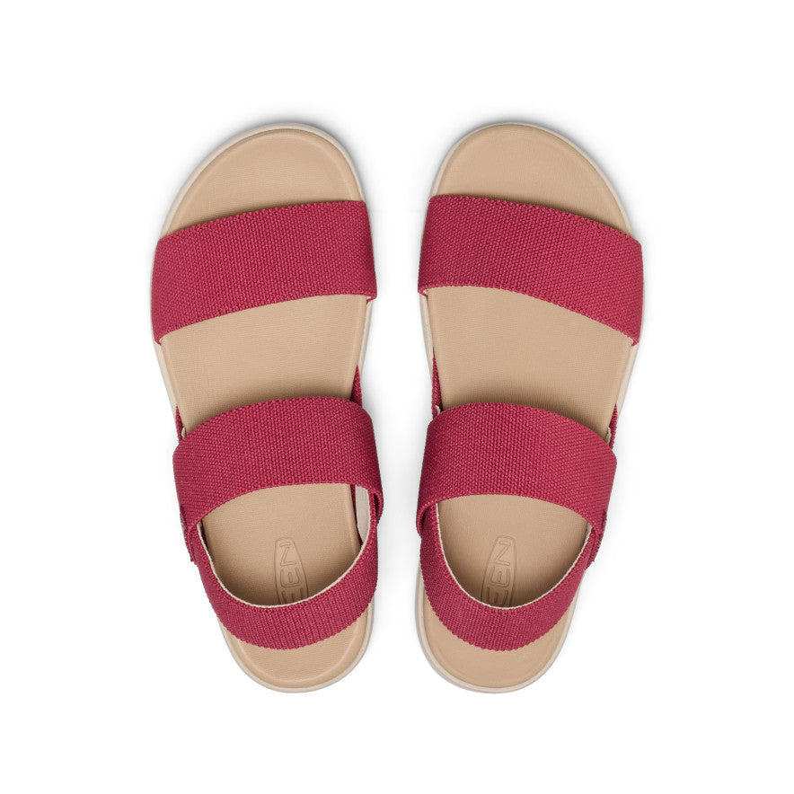 Women's Elle Backstrap Sandal Garnet/Birch - Image 4