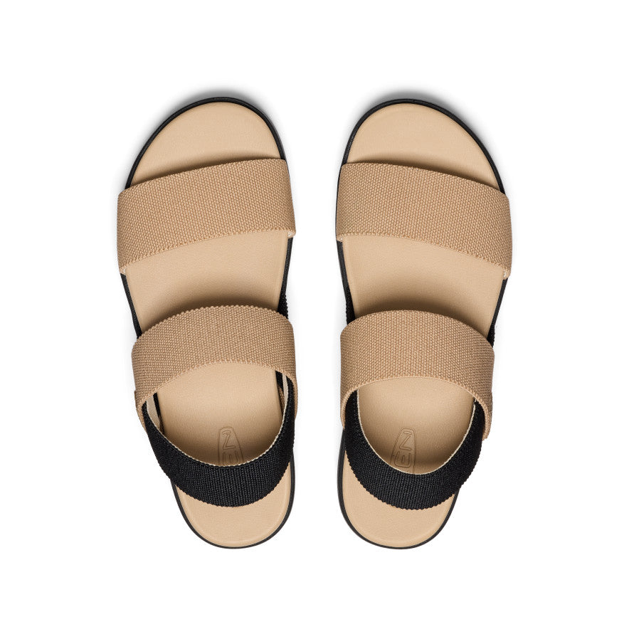 Women's Elle Backstrap Sandal Cornstalk/Black - Image 4