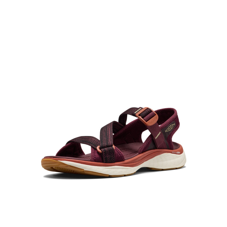 Women's Leiki Open-Toe Sandal Fig/Burnt Brick - Image 3