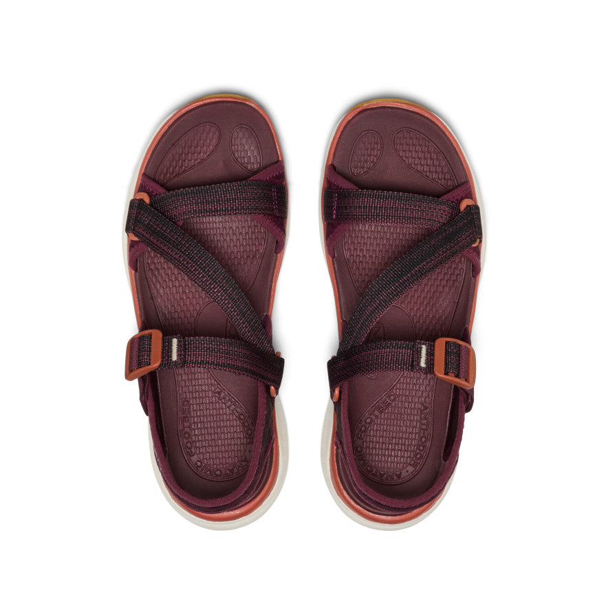 Women's Leiki Open-Toe Sandal Fig/Burnt Brick - Image 4