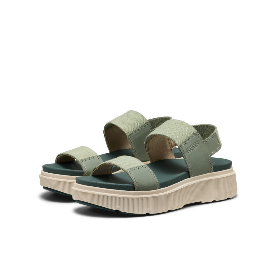 Women's Elle Mila Backstrap Sandal Lily Pad/Dark Forest - Image 2