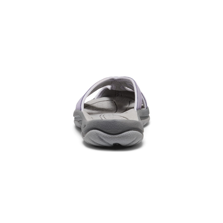 Women's Bali Leather Slide Sandal Purple Haze/Steel Grey - Image 5