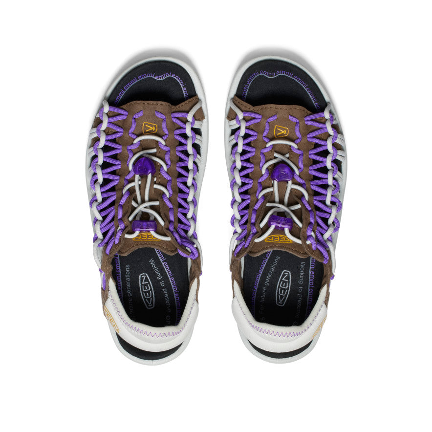 Women's UNEEK II Open Toe x emmi Dark Earth/Tillandsia Purple - Image 4
