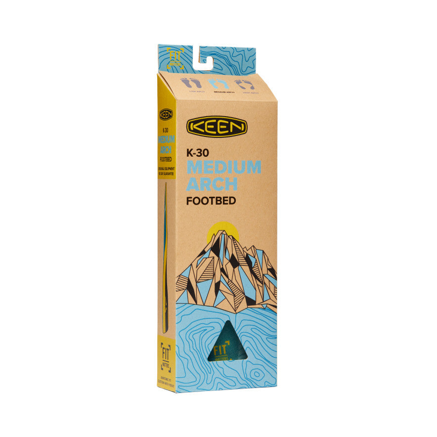 Women's Outdoor K-30 Medium Arch Insole Blue - Image 5