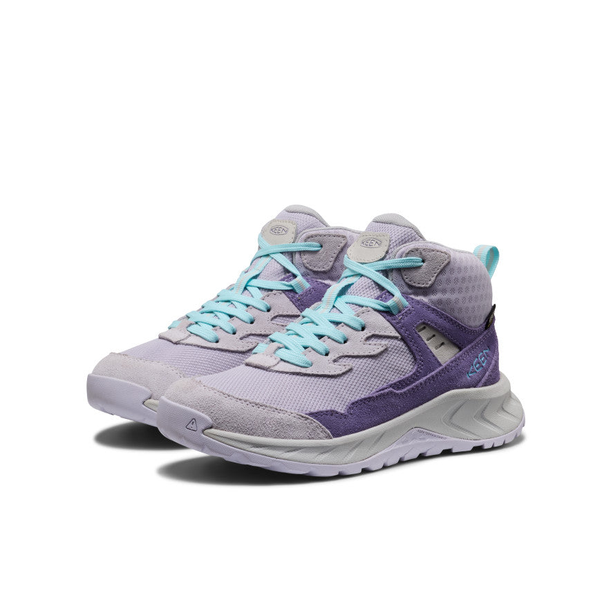 Big Kids' Hightrail Waterproof Hiking Boot Purple Haze/Thistle - Image 2