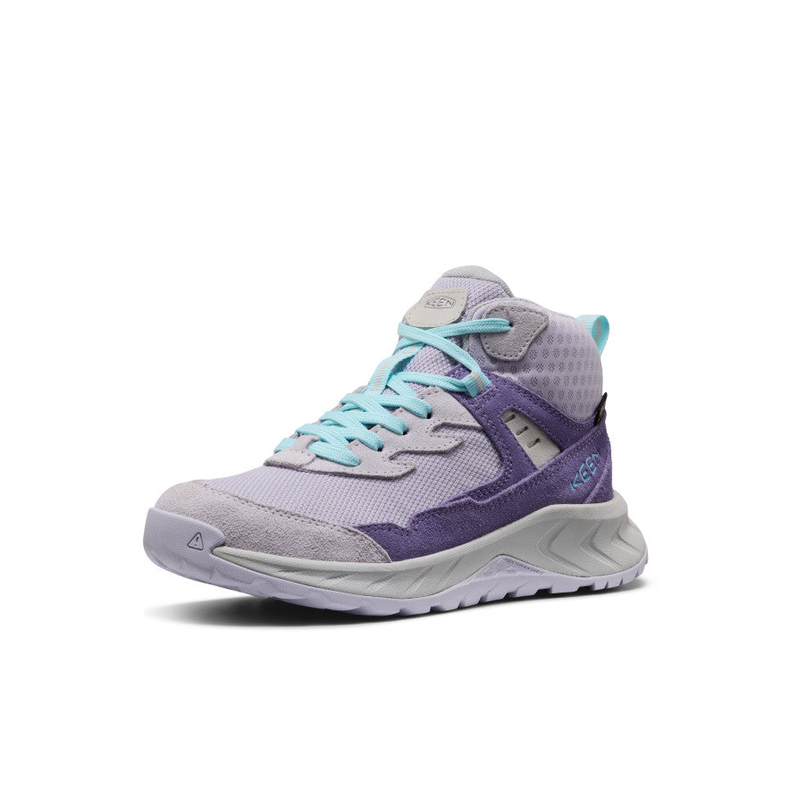Big Kids' Hightrail Waterproof Hiking Boot Purple Haze/Thistle - Image 3
