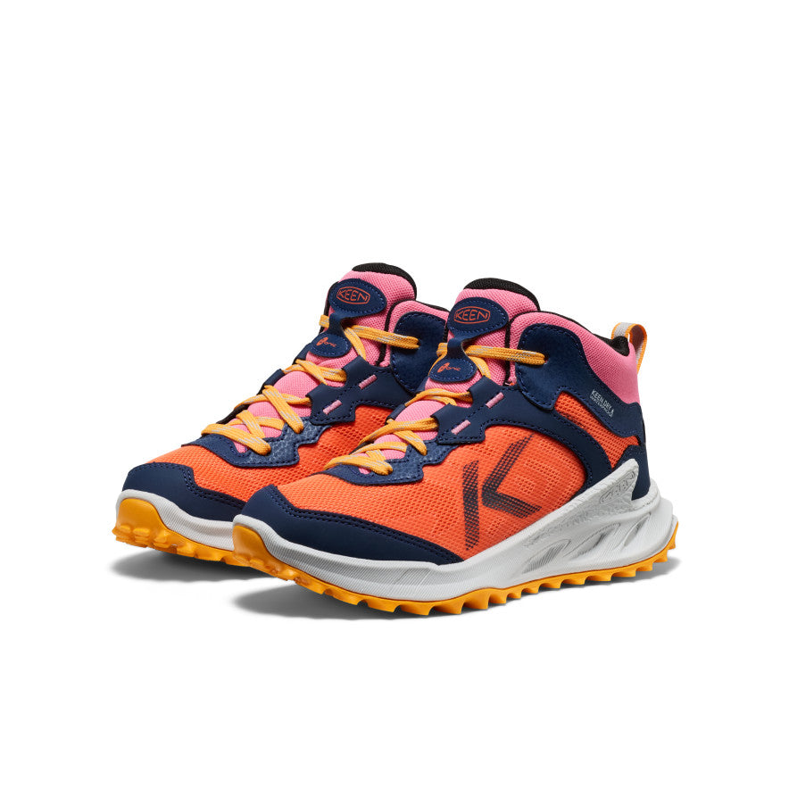 Big Kids' Zionic Waterproof Boot Naval Academy/Nasturtium - Image 2