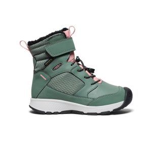 Little Kids' Skua Waterproof Winter Boot Dark Forest/Rose Elegance