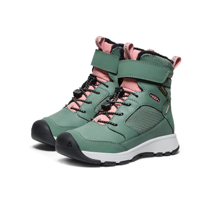 Little Kids' Skua Waterproof Winter Boot Dark Forest/Rose Elegance - Image 2