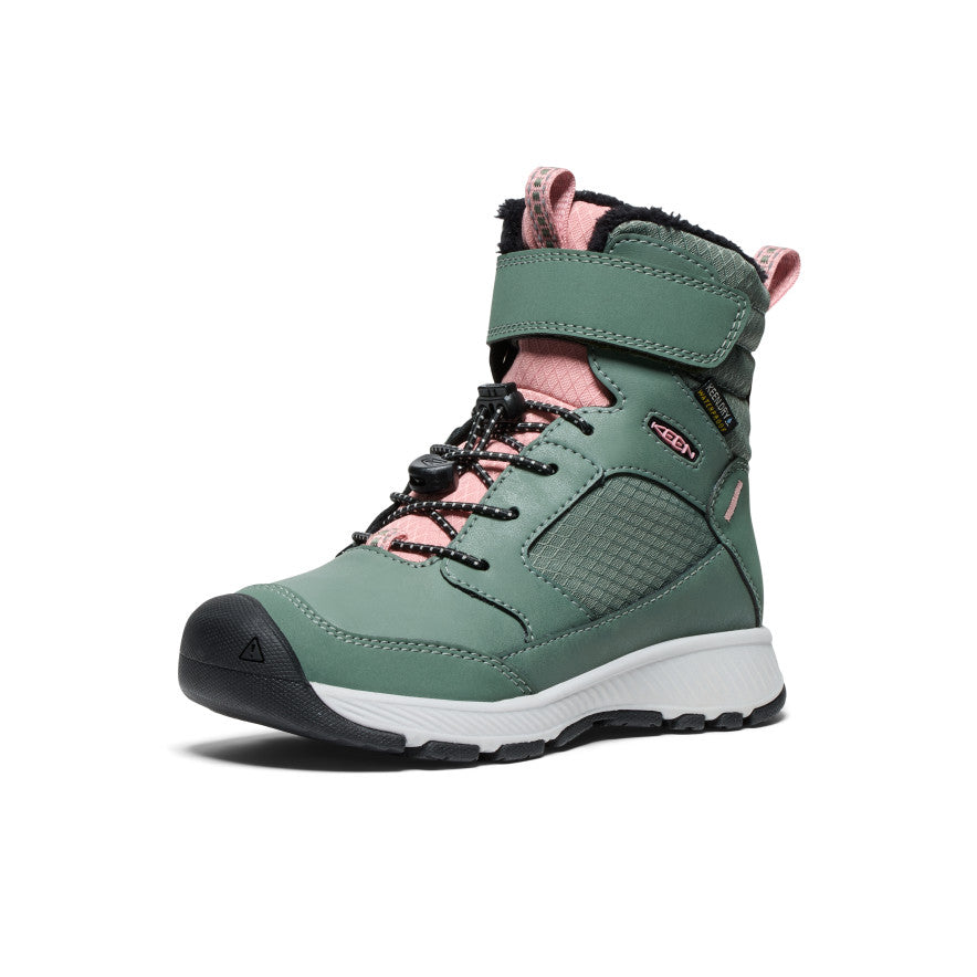 Little Kids' Skua Waterproof Winter Boot Dark Forest/Rose Elegance - Image 3