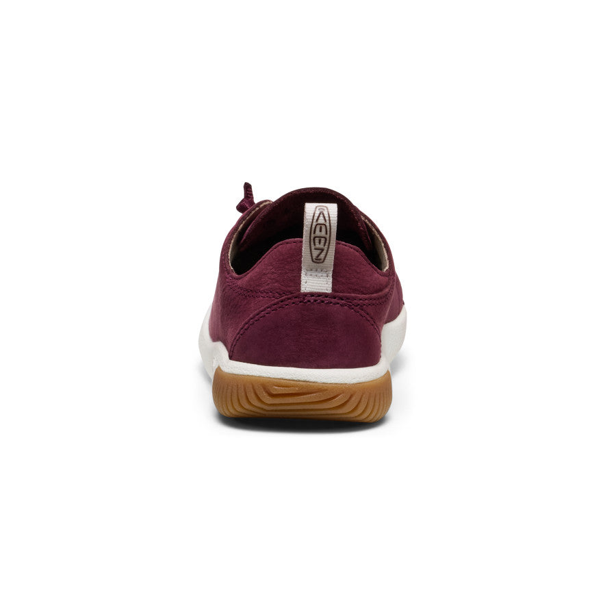 Big Kids' KNX Leather Sneaker Fig/Star White - Image 5