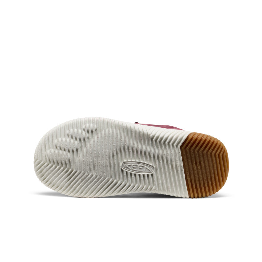 Big Kids' KNX Leather Sneaker Fig/Star White - Image 6