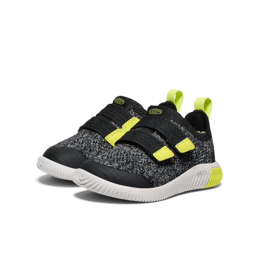 Toddlers' KNX Knit Double Strap Black/Evening Primrose - Image 2