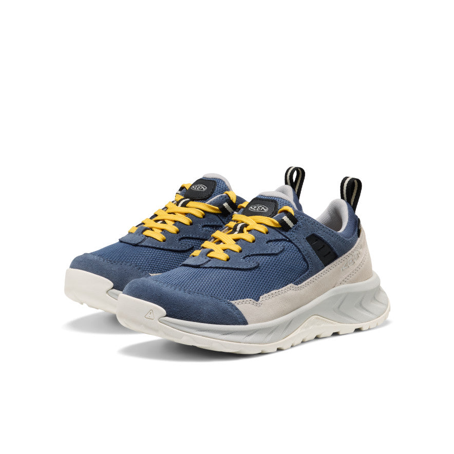 Big Kids' Hightrail Waterproof Hiking Shoe Vintage Indigo/Alloy - Image 2