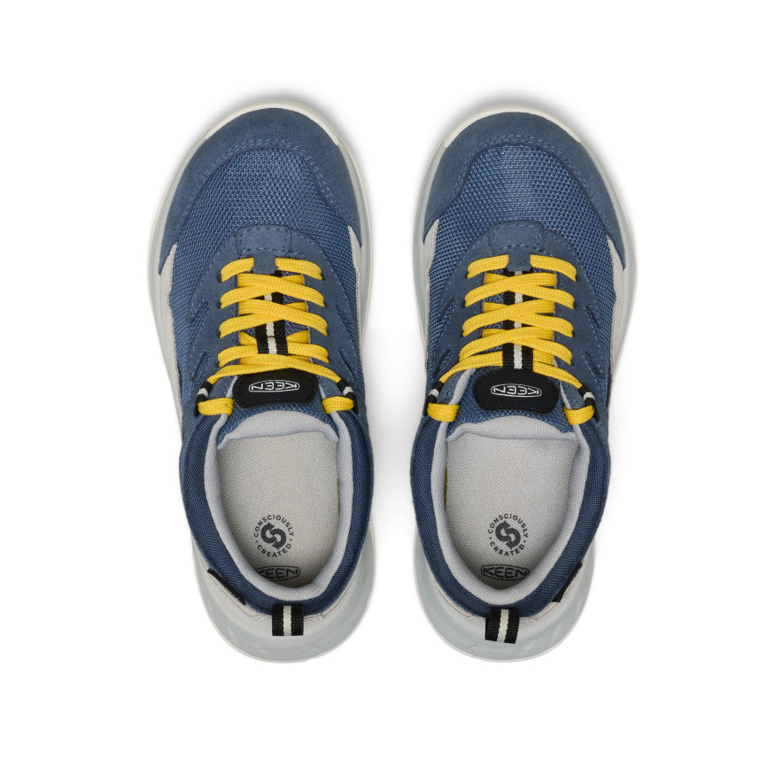 Big Kids' Hightrail Waterproof Hiking Shoe Vintage Indigo/Alloy - Image 4