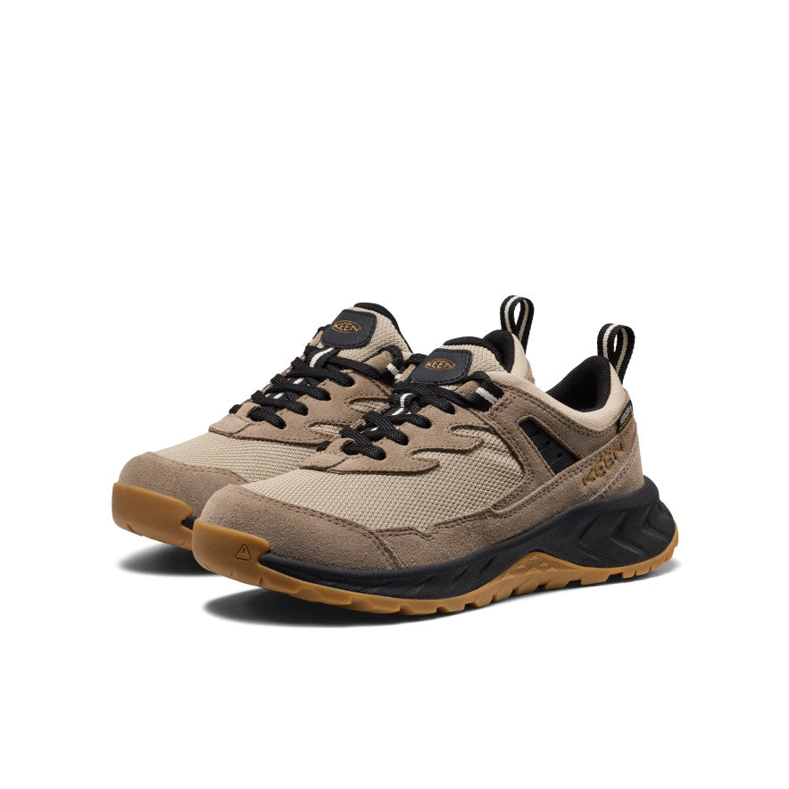 Big Kids' Hightrail Waterproof Hiking Shoe Brindle/Oak Buff - Image 2
