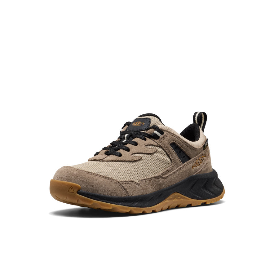 Big Kids' Hightrail Waterproof Hiking Shoe Brindle/Oak Buff - Image 3