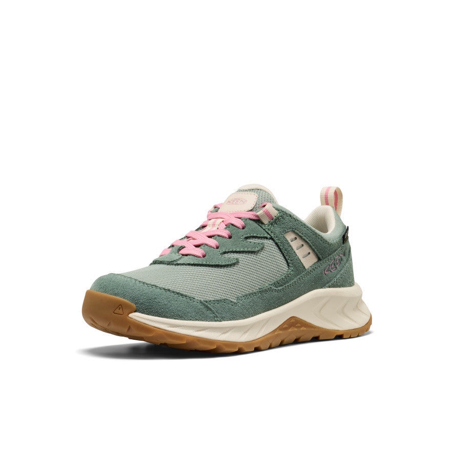 Big Kids' Hightrail Waterproof Hiking Shoe Lily Pad/Cashmere Rose - Image 3