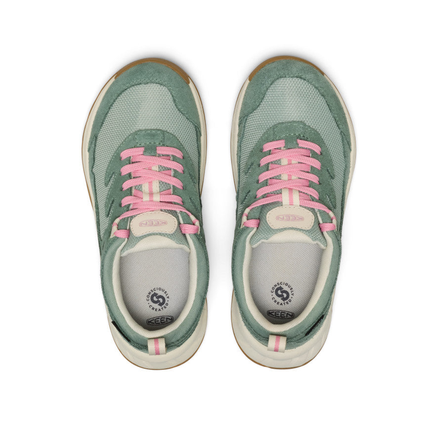 Big Kids' Hightrail Waterproof Hiking Shoe Lily Pad/Cashmere Rose - Image 4